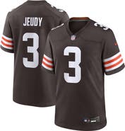 Nike Men's Nike Jerry Jeudy  Brown Cleveland Browns  Game Jersey