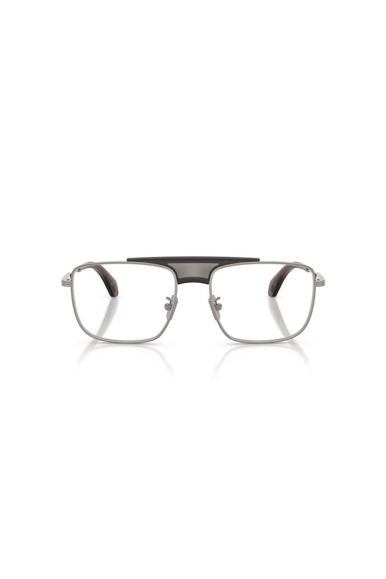 56mm Rectangle optical glasses, Alternate, color, Grey