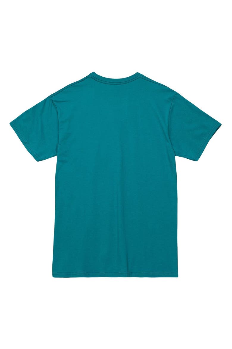 Men's Mitchell & Ness Teal San Jose Sharks Vintage Logo T-Shirt, Alternate, color, Teal