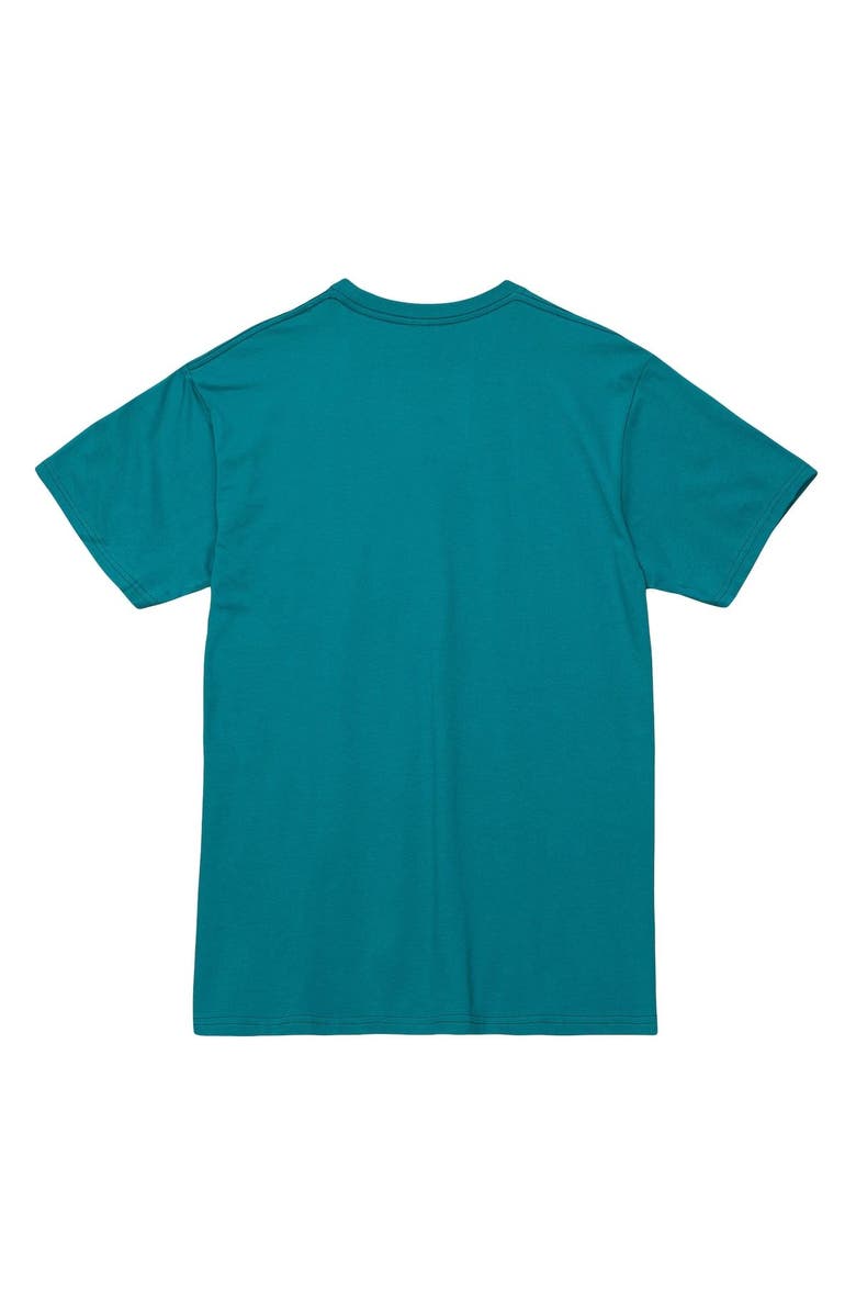 Mitchell & Ness Men's Mitchell & Ness Teal San Jose Sharks Vintage Logo T-Shirt, Alternate, color, 