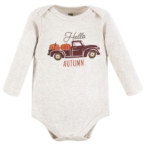 Hudson Baby Cotton Long-sleeve Bodysuits 5-pack In Multi