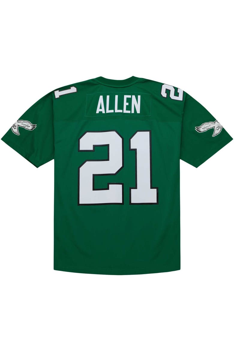 Men's Mitchell & Ness Eric Allen Kelly Green Philadelphia Eagles Legacy Replica Jersey, Alternate, color, Kelly Green