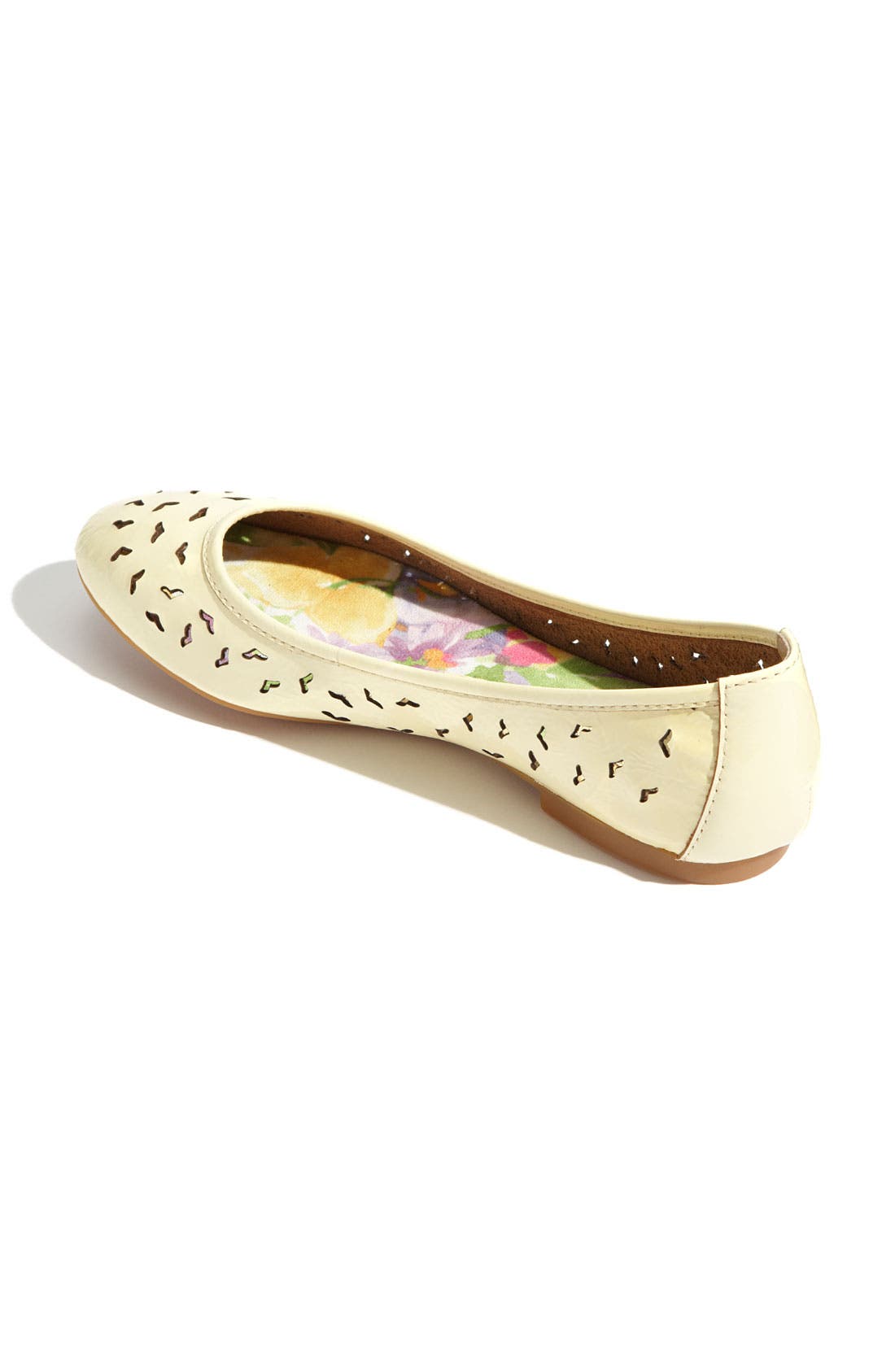 'Canarie' Flat, Alternate, color, CREAM PATENT