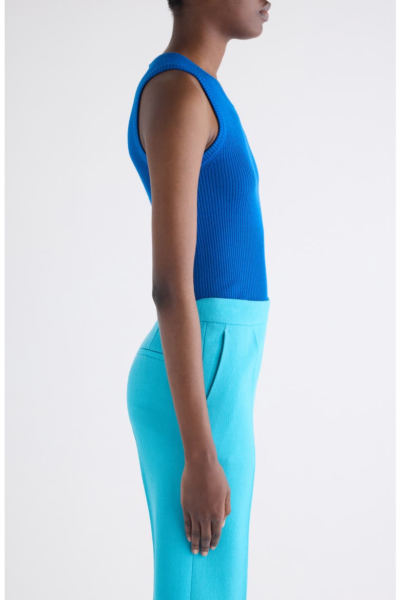 Wool Rib Sleeveless Sweater, Alternate, color, ABSOLUTE BLUE