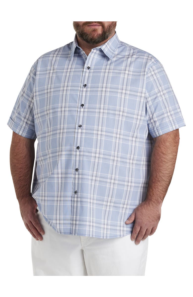Synrgy by DXL Large Plaid Sport Shirt, Main, color, 