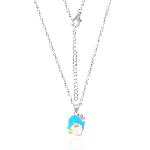 Hello Kitty Silver Plated And Clear Crystal My Melody Pendant, 18'' Chain In Metallic