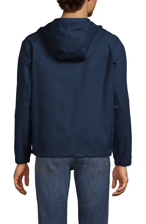 Lands' End Ripstop Anorak In Blue
