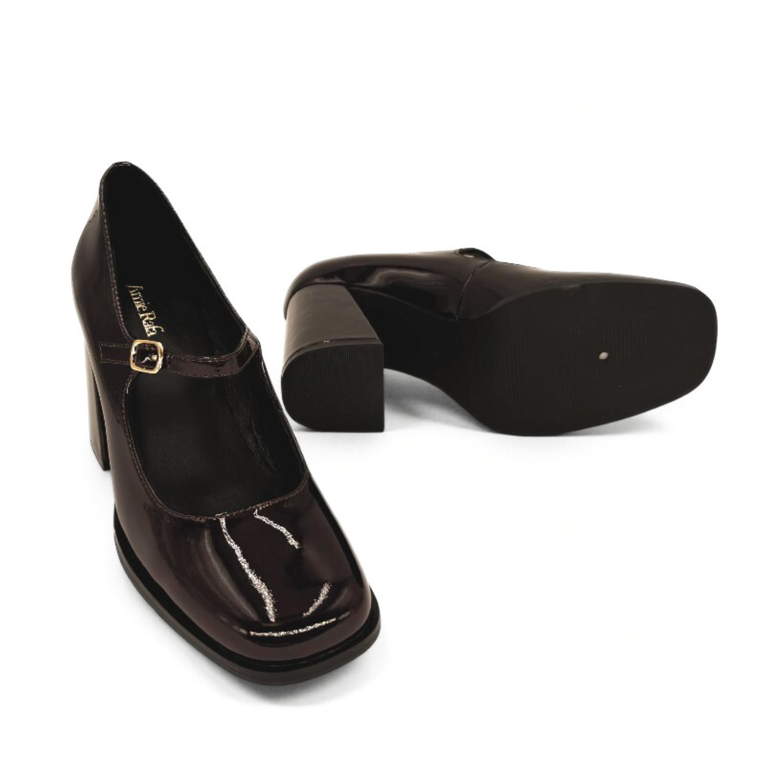 Jackie Mary Jane Heels, Alternate, color, Brown