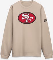 Nike Men's Nike Sand San Francisco 49ers I-Formation Rewind Club Crew Sweatshirt