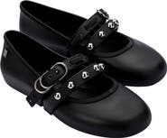 Melissa Stud Mary Jane Soft Ballerina Flat