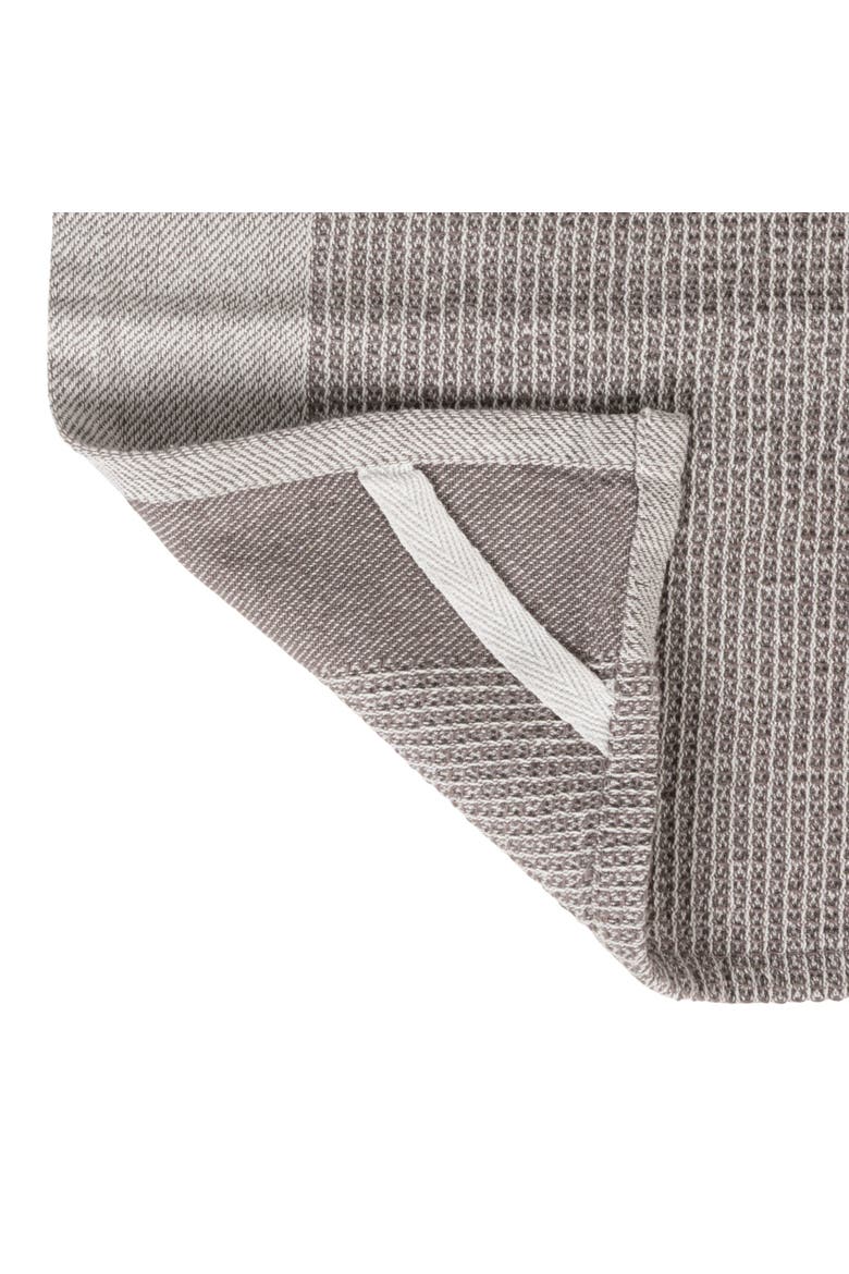 Grey Cotton Waffle Weave Tea Towels, Set of 2, Alternate, color, Grey
