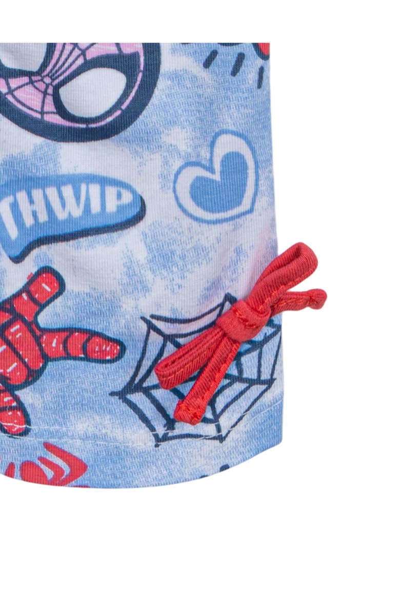 Spidey and His Amazing Friends 2-Piece T-Shirt and Leggings Set, Alternate, color, Pink Blue Spider Man