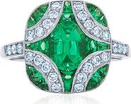 Kwiat 18k Gold Diamond & Emerald Statement Ring