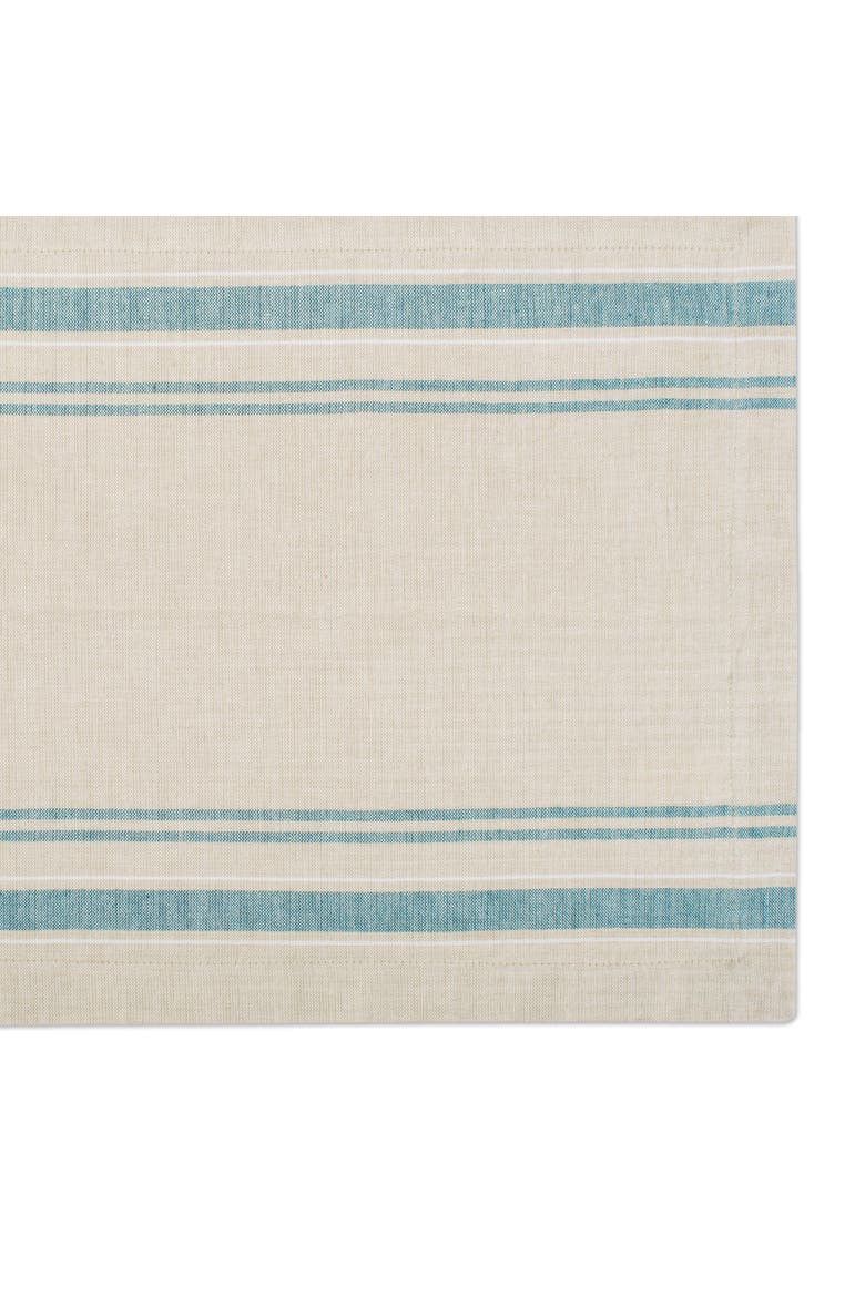 French Stripe Placemat Set/6, Alternate, color, Teal
