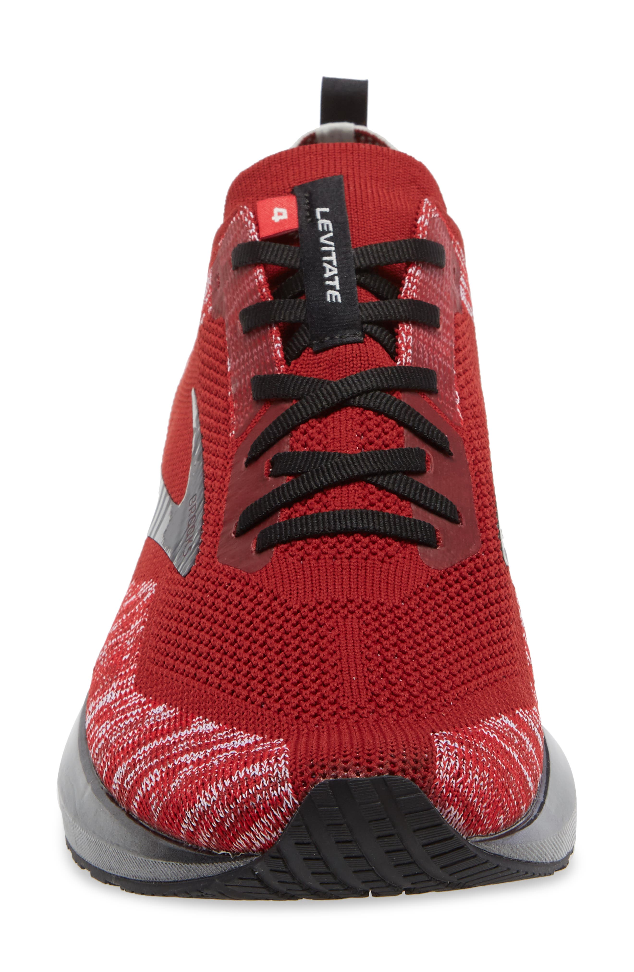Levitate 4 Running Shoe, Alternate, color, RED/ GREY/ BLACK