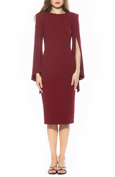 Alexia Admor Brooklyn Long Sleeve Sheath Dress
