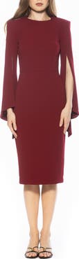 Alexia Admor Brooklyn Long Sleeve Sheath Dress
