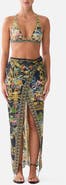 Camilla Long Sarong W Gathered Bar Trim
