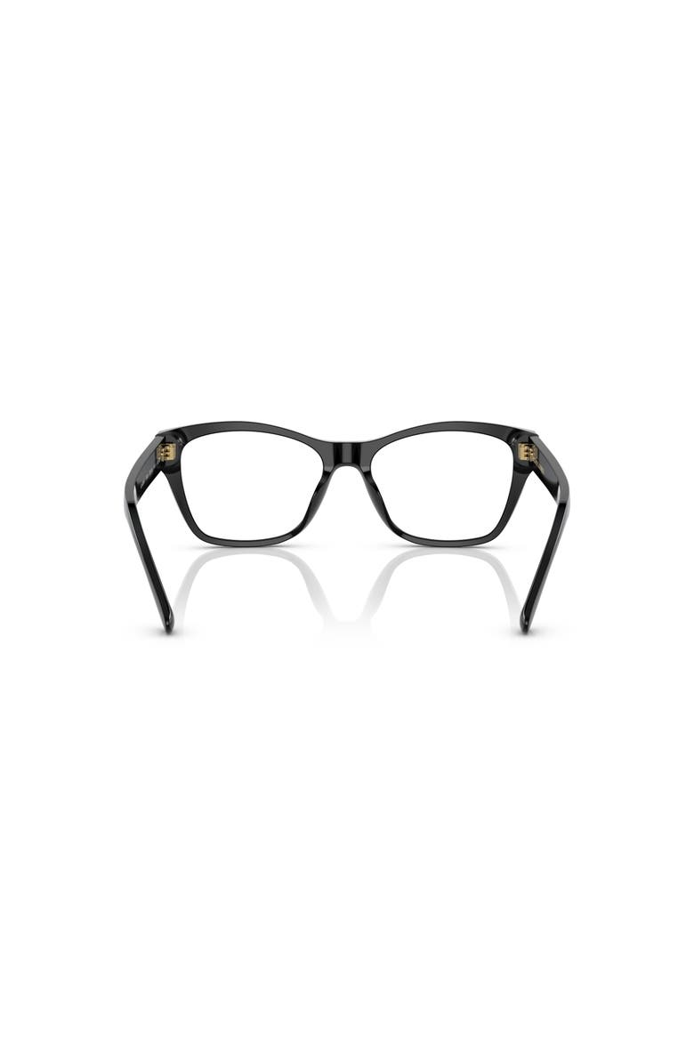 Ralph Lauren 53mm Rectangle optical glasses, Alternate, color, Black