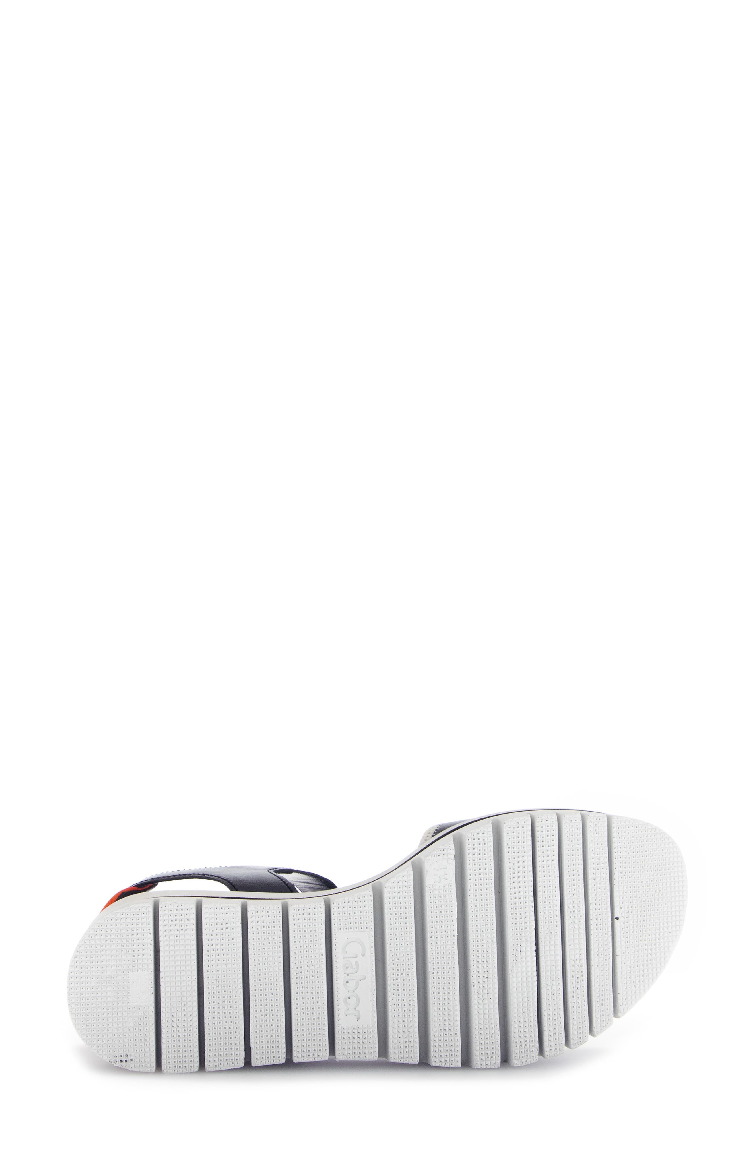 Gabor 64.629 Platform Wedge Sandal, Alternate, color, Black