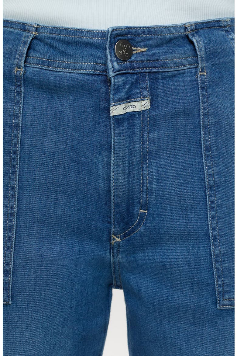 Aria Flare Jeans, Alternate, color, DARK BLUE