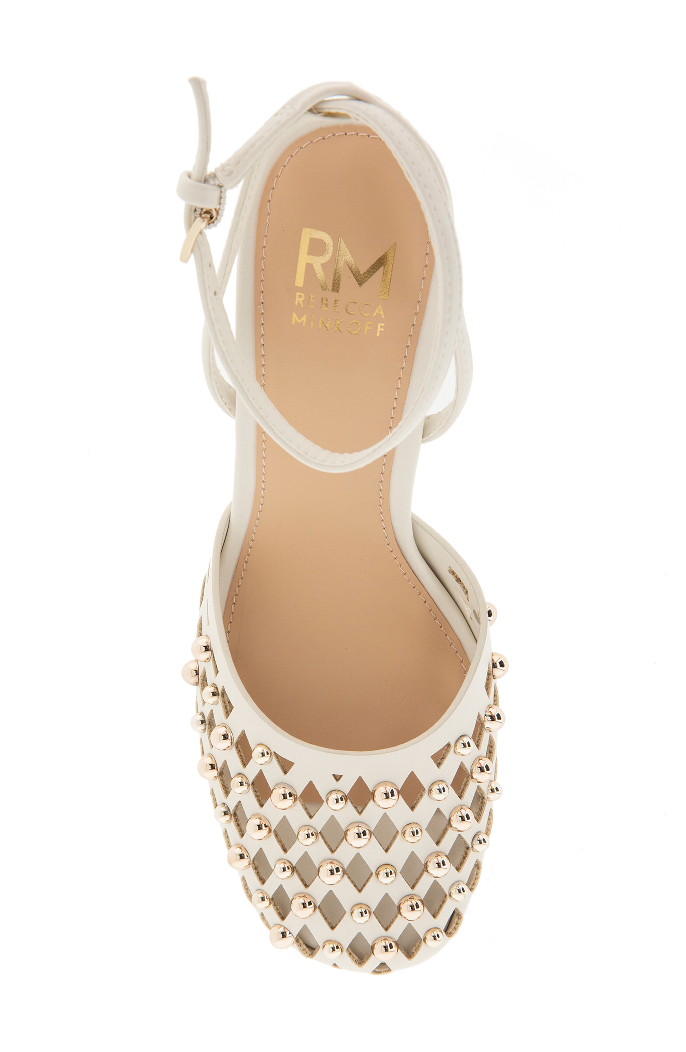 Fiona Ankle Strap Pump, Alternate, color, OFF WHITE PU