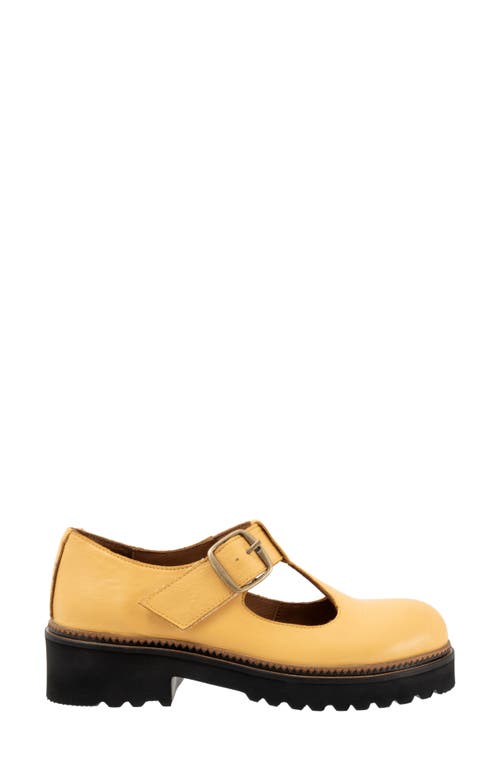 Bueno Abigail Mary Jane Loafer In Mustard