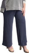 Standards & Practices Texture Wide Leg Ankle Pants