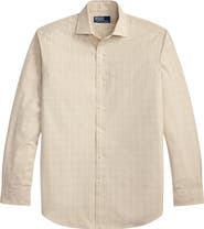 Polo Ralph Lauren Classic Fit Glen Check Cotton Poplin Button-Up Shirt