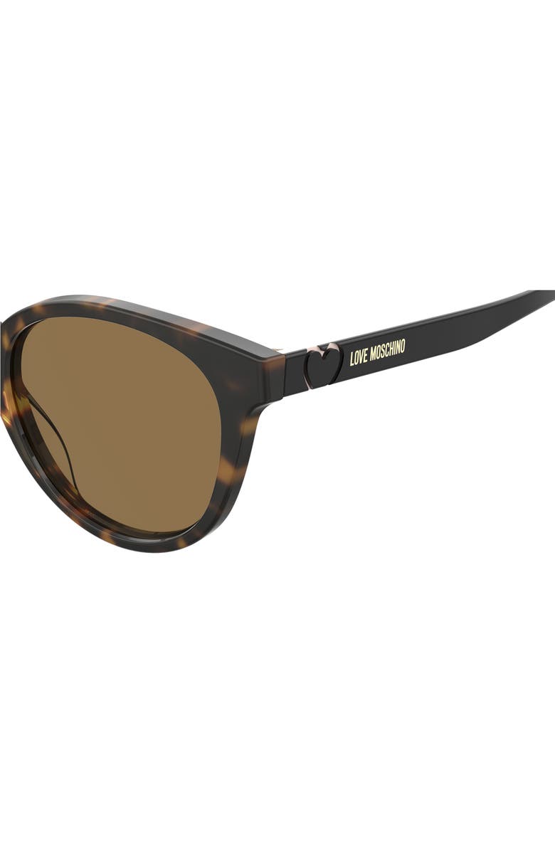 Love Moschino 51mm Round Sunglasses, Alternate, color,