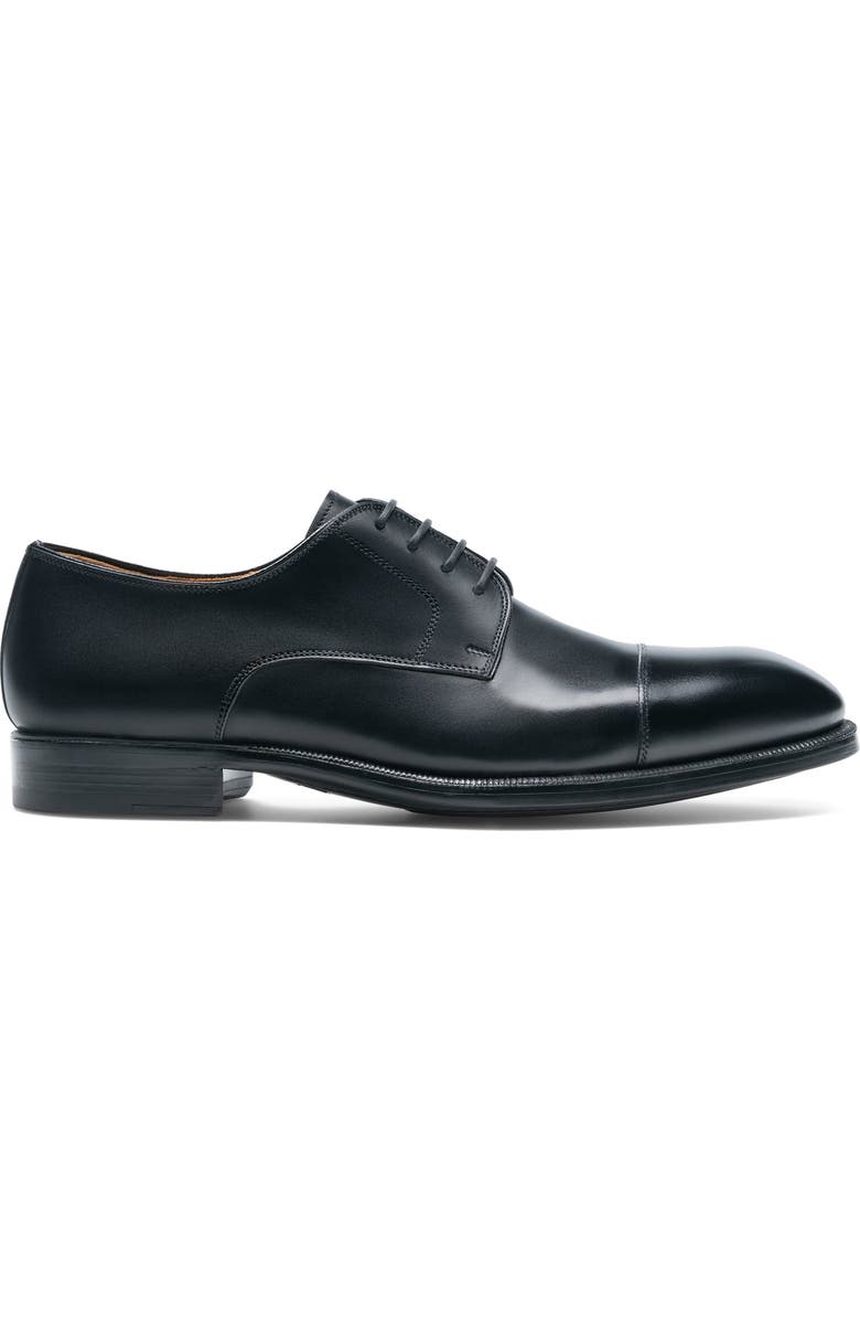 Magnanni Harlan Cap Toe Derby, Alternate, color, Black