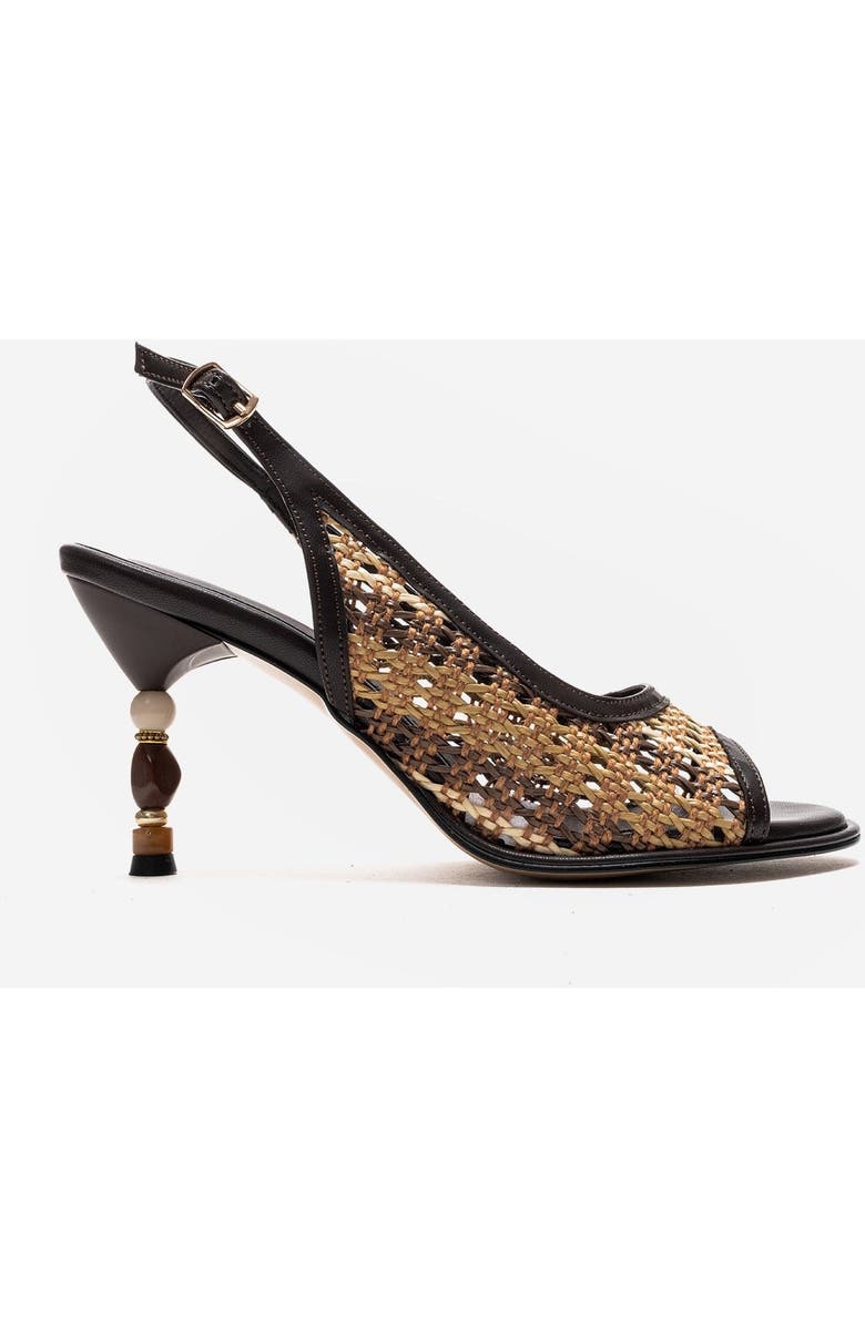 Prologue Shoes Soven Stiletto Sandal, Alternate, color, Brown