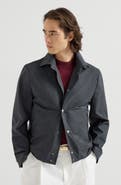 Brunello Cucinelli Virgin wool fresco outerwear jacket