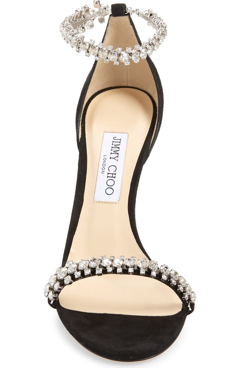 Jimmy Choo Shiloh Jewel Embellished Sandal, Alternate, color,