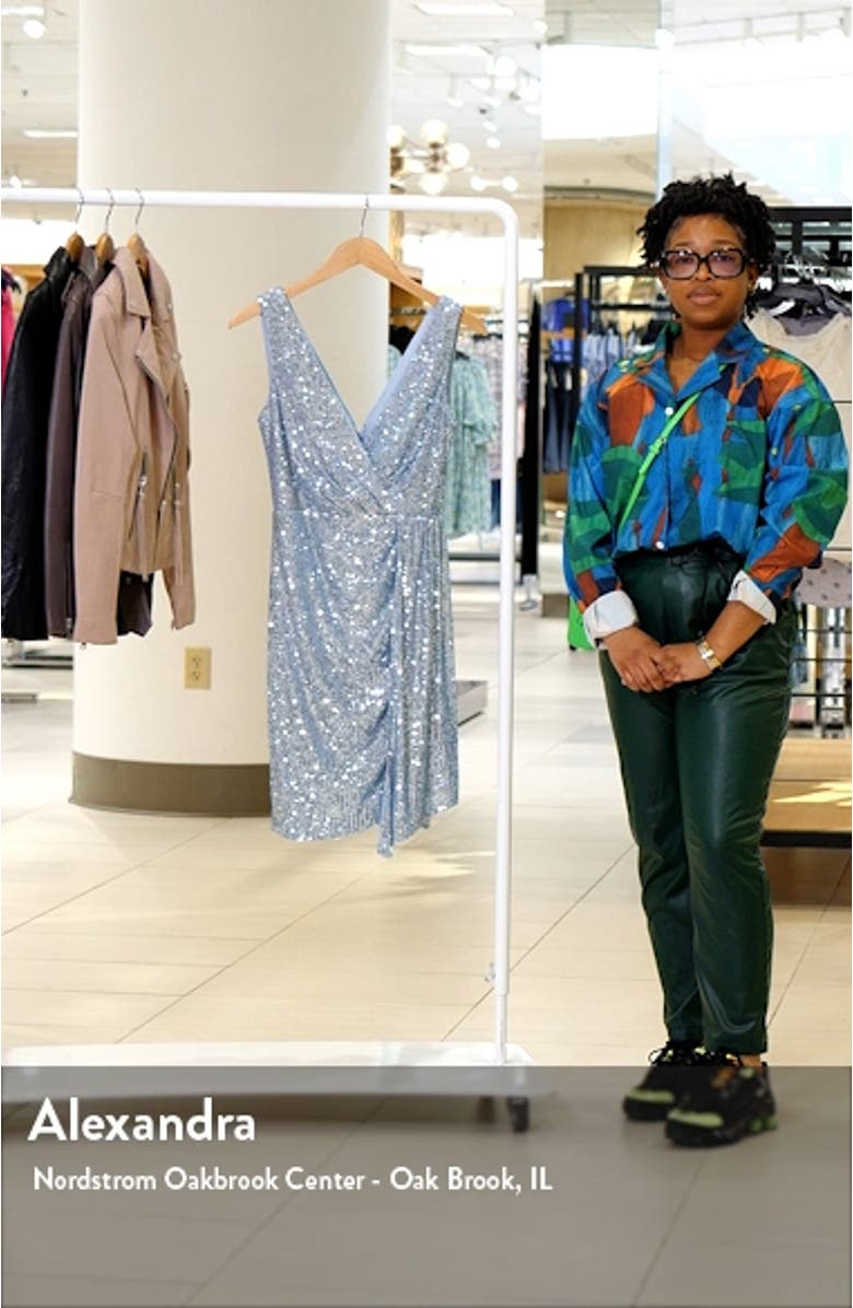 Sequin Sleeveless Sheath Dress, sales video thumbnail