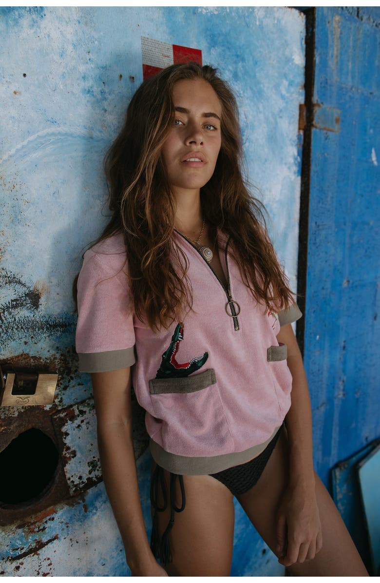 Tombolo 'Flamingo Tartare' Cabana, Alternate, color, Pink