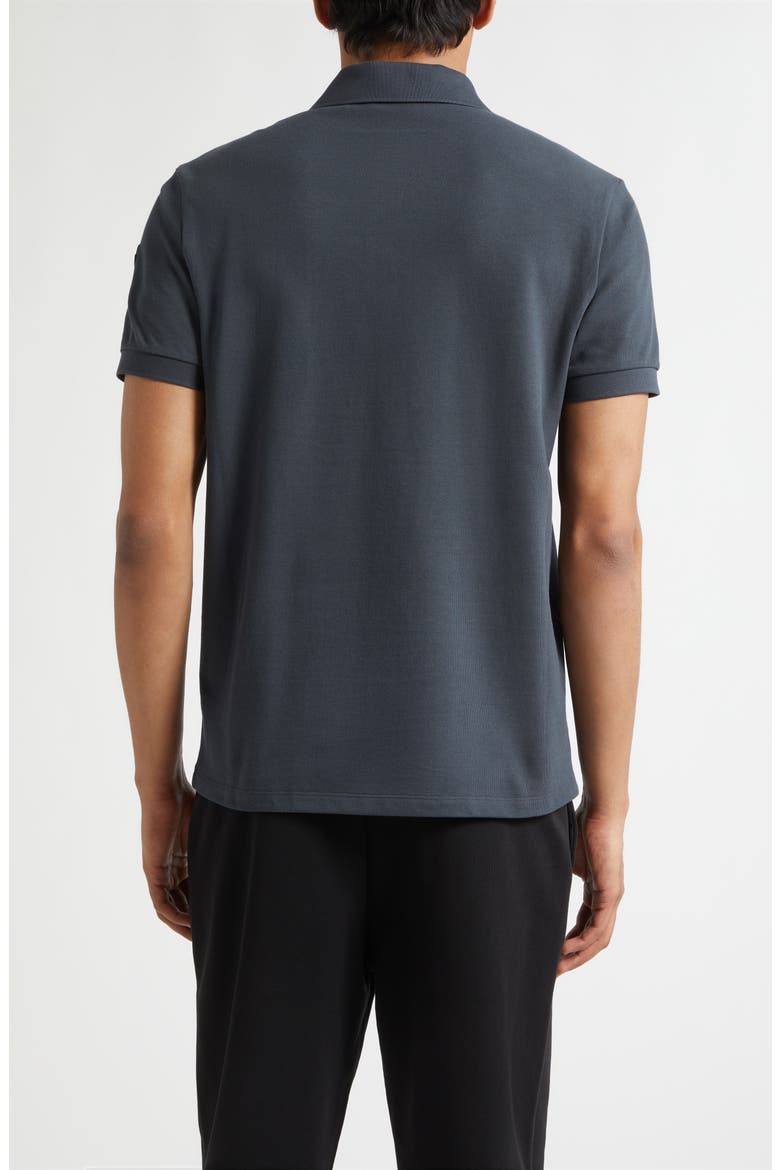 Logo Cotton Polo, Alternate, color, ANCHOR GRAY