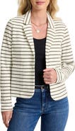 Tommy Bahama Stripe Pique Knit Blazer Jacket