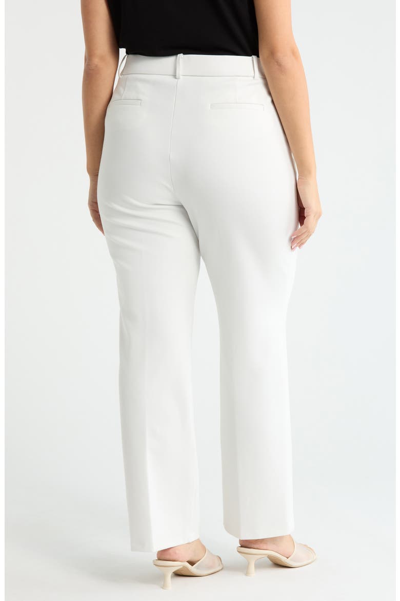Faux Fly Stretch Straight Leg Pants, Alternate, color, VANILLA ICE
