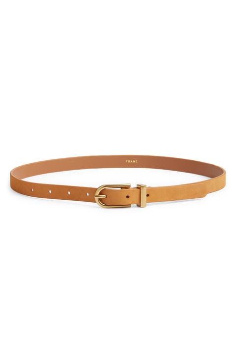 Petit Simple Art Deco Leather Belt