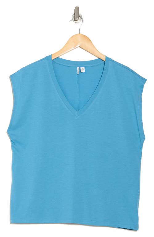 Nordstrom V-neck Pima Cotton T-shirt In Blue