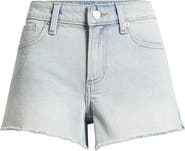 BP. Festival Fray Hem Denim Shorts