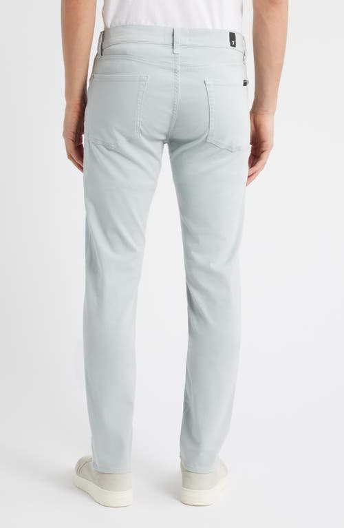 7 For All Mankind Slimmy Luxe Performance Plus Slim Fit Pants In Light Blue