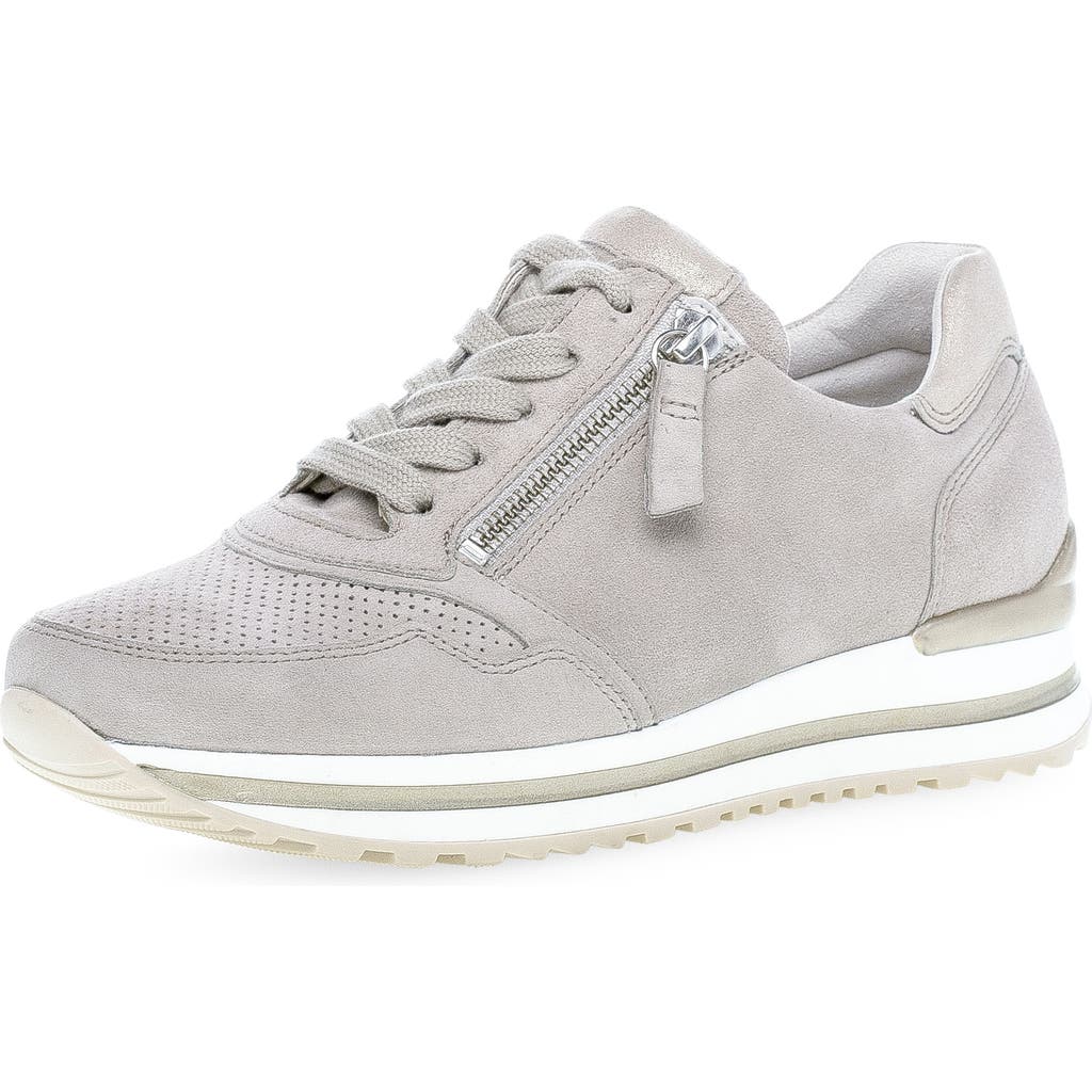 Gabor 66.528 Zip Sneaker In Pink