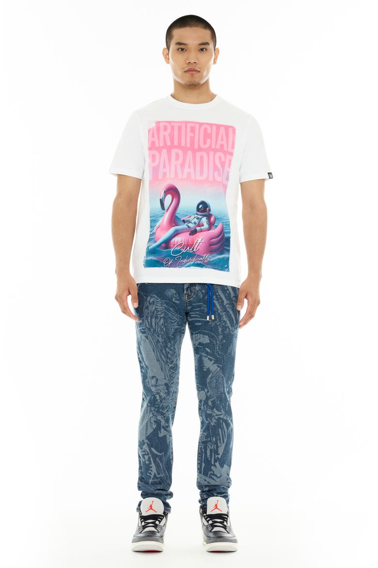 Rocker Slim 602 Jeans, Alternate, color, ANGELS LASER