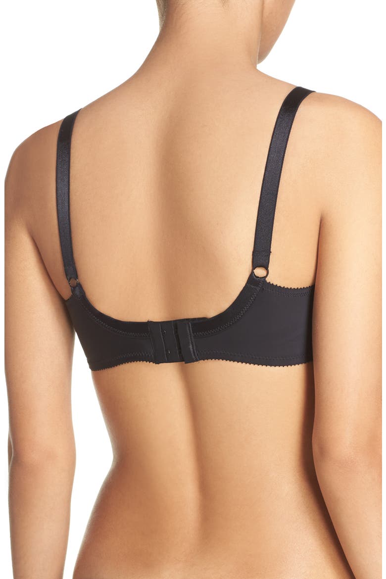 Merci Lightweight Nursing Bra, Alternate, color, BLACK