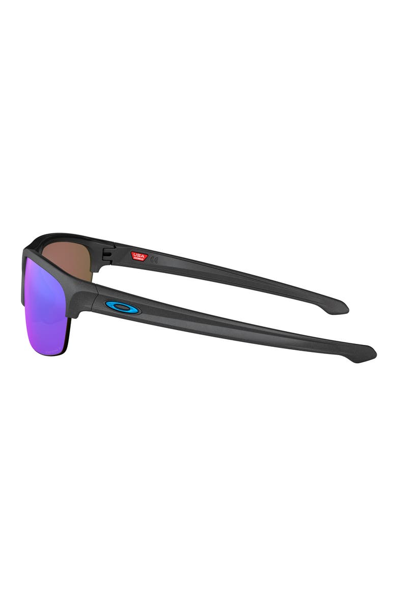65mm Oversize Prizm™ Polarized Square Sunglasses, Alternate, color, GREY