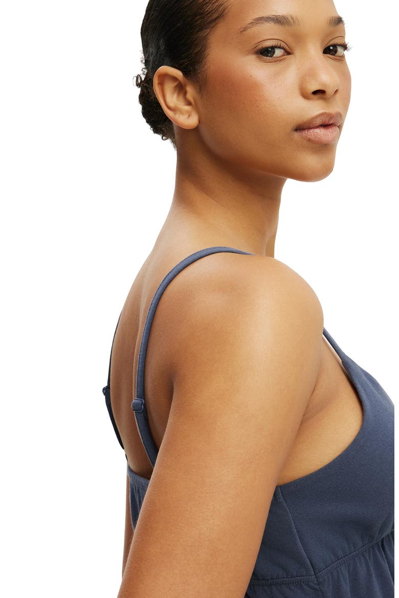 Women's Dreamy Soft Triangle Babydoll Cami, Alternate, color, Steely Blue