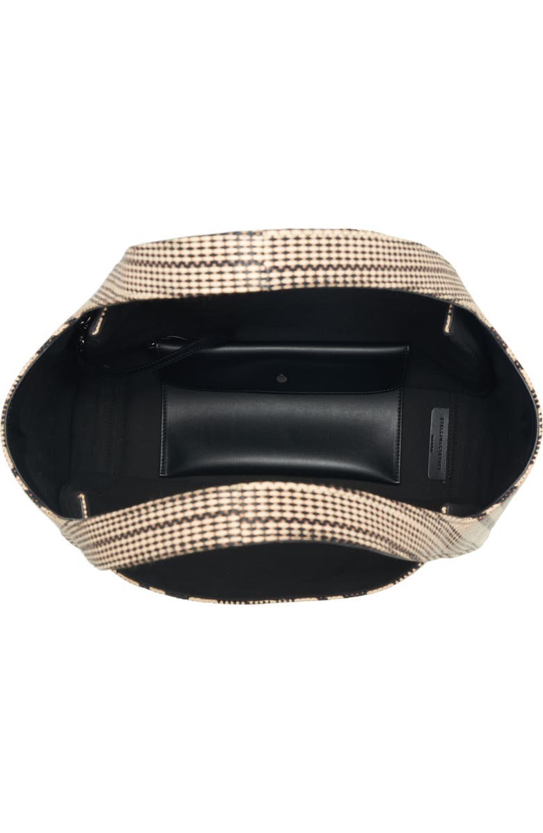 Stella McCartney Stella Logo Stripe Woven Tote, Alternate, color,