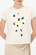 Clare V. C'est la vie Cotton Graphic T-Shirt